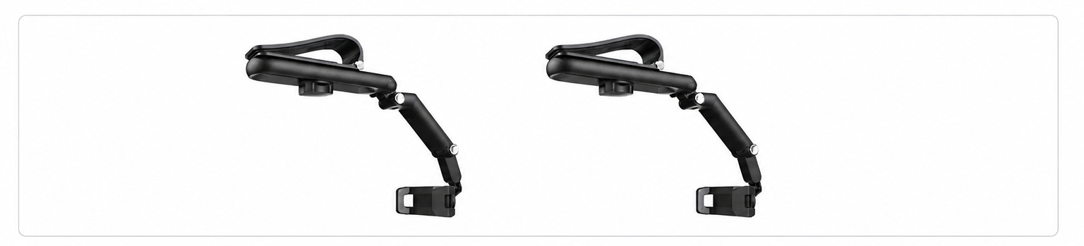 Joytutus Car Phone Mount – Long Arm, 360° Rotatable, Anti-Scratch | Hands-Free Holder for Driving & Vlogging